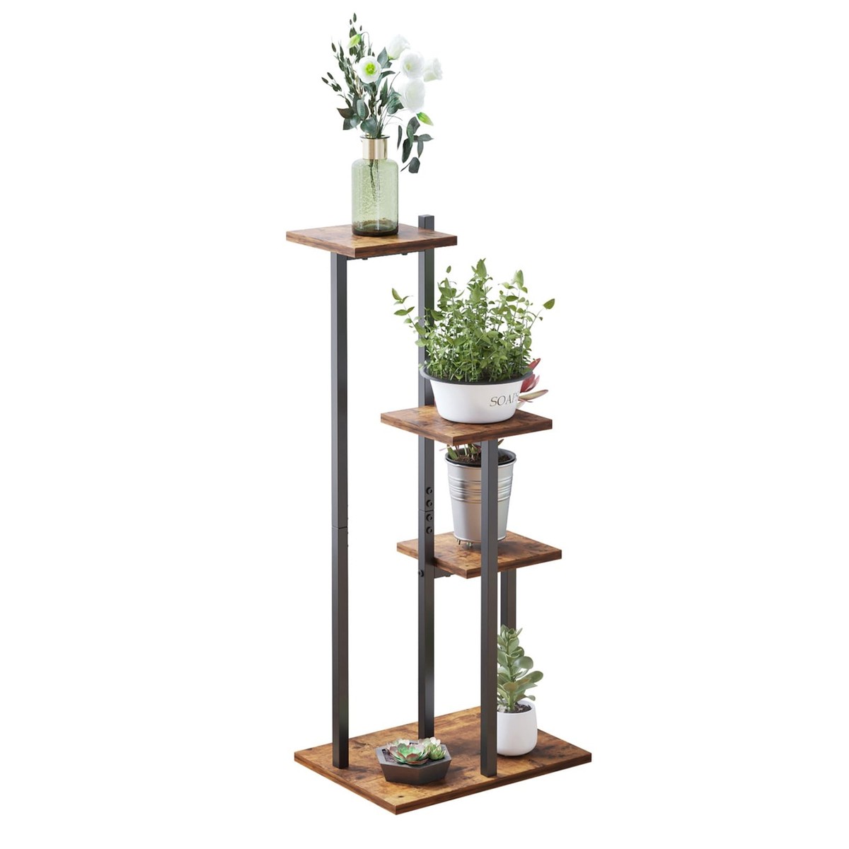 3 Tier Plant Stand Indoor Tiered Plant Stands for Indoor Plants Multiple  Corn... | eBay