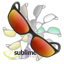 POLARIZED Metallic Fire Red Replacement Lenses For Ray Ban RB4115 ~ Rojo rouge