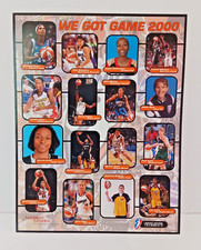 2000 WNBA Limited Edition Phoenix Mercury Set of 17 Player Sheets w/Playoff Page