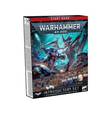 Warhammer 40000 Introductory Set Grey Tabletop Game Space Marines vs Tyranids