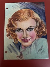 Vintage Alfred Gagnon Original Tattoo Painting