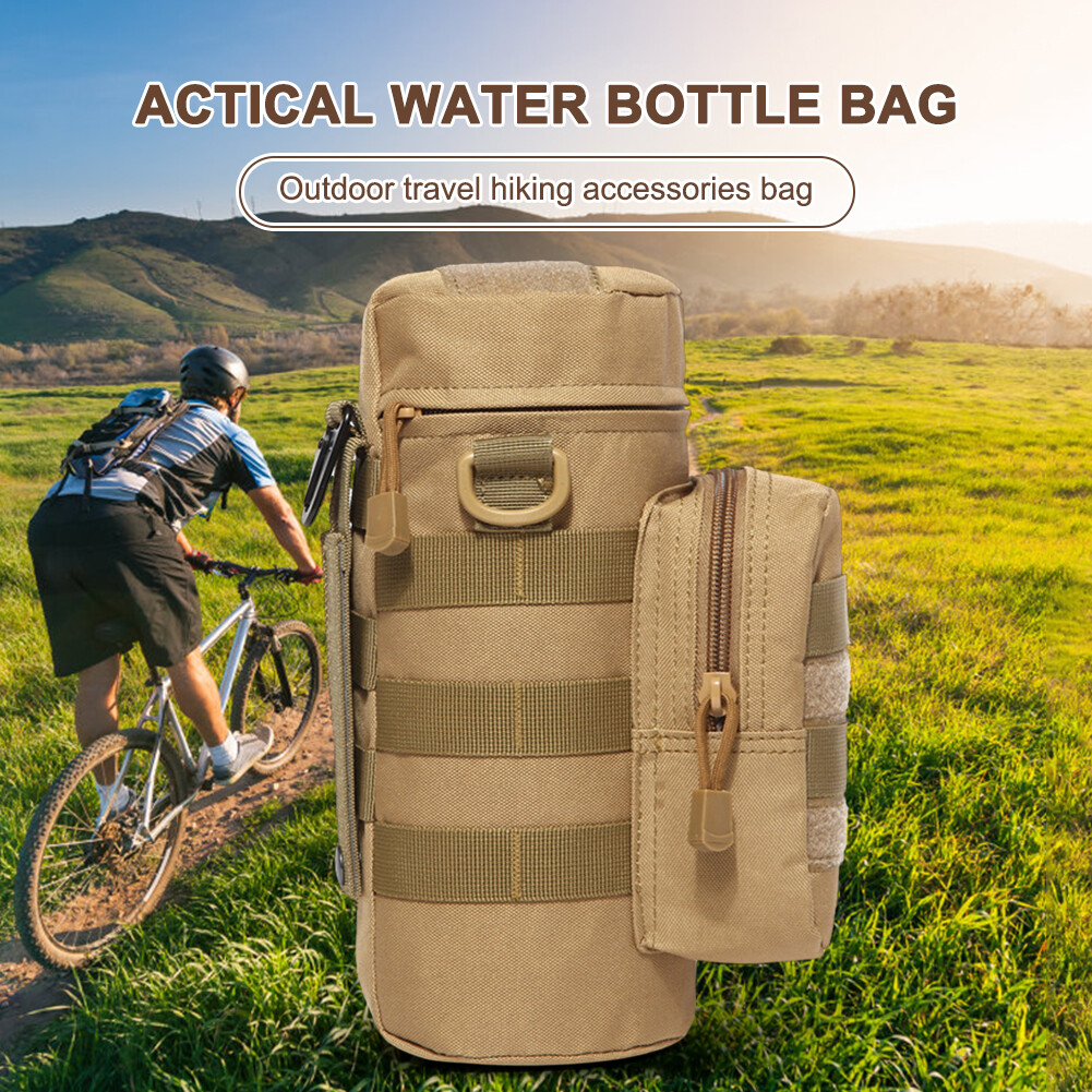 Portable Camping Gas Storage Cover Nylon Water Bottle Sleeve Outdoor