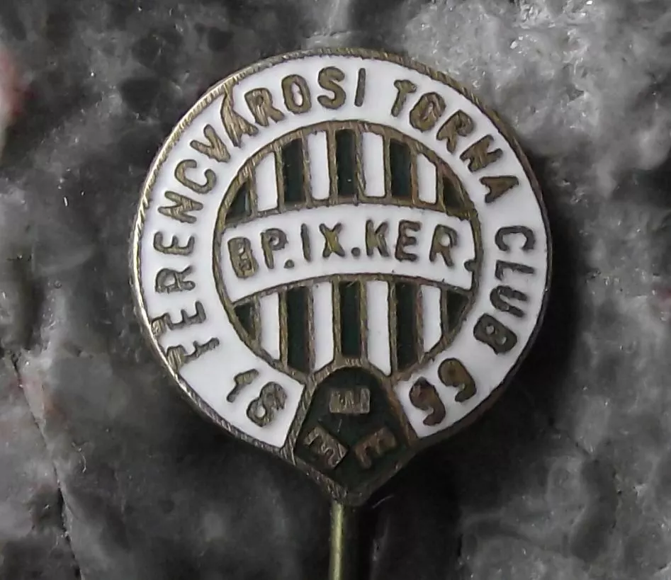 Antique Ferencvarosi TC Budapest Torna Club Bajnok FTC Football Crest Pin  Badge