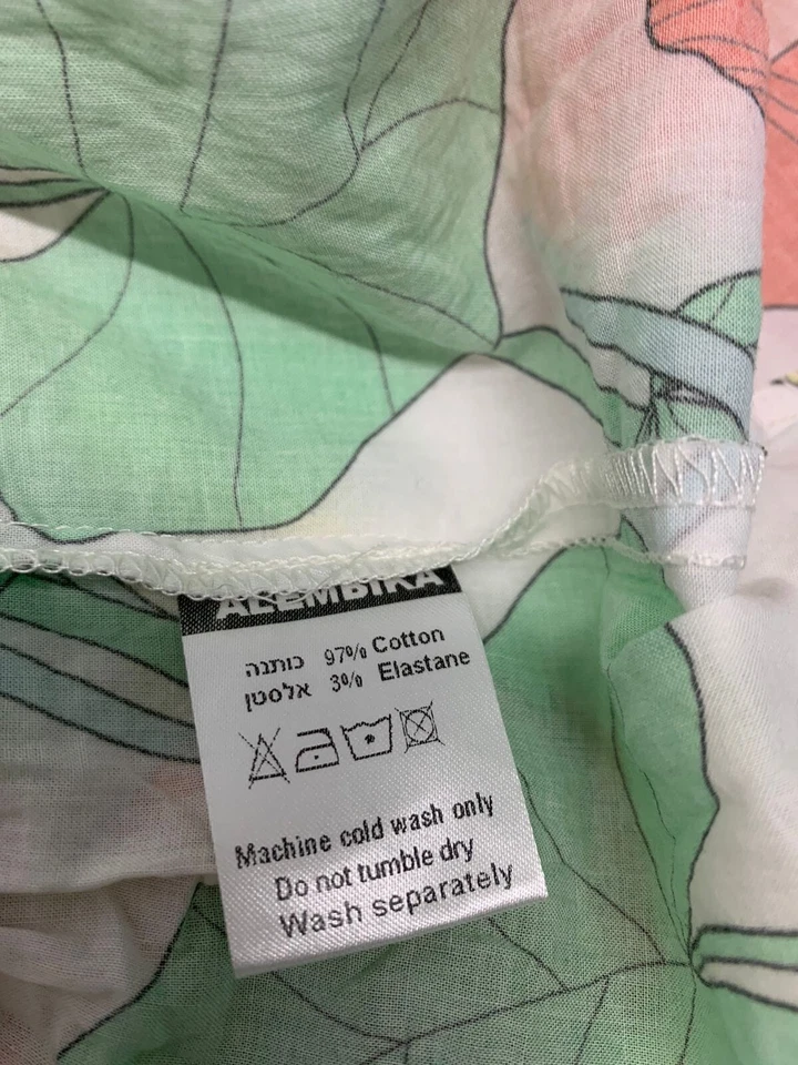 Vestido Alembika Sin Mangas Largo Floral Multicolor 1 Para Mujer A66 Foto 4 de 4