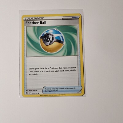 feather ball pokemon card value Great 164/202 - Sword & Shield - Trainer Lot before you put it into your hand Feather Ball Pokemon | eBay