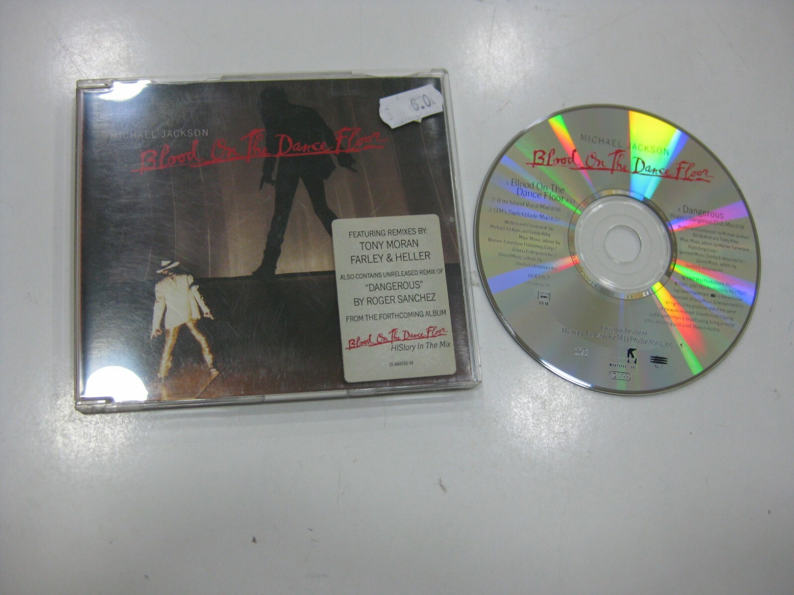 Michael JACKSON CD Single Autriche Blood On The Dance Floor 1997 eBay