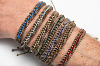 Friendship Bracelet Handmade Woven Bracelets for Men Brown Bracelets for  Women 