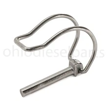 Pipe Lynch Pin 6mm x 40mm - Retaining Linch Clip S.12794 19128 (PACK of 1)