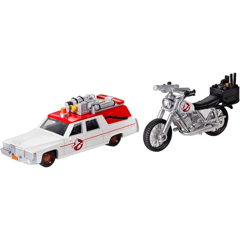 Coche de dibujos animados Hot Wheels 2016 Ecto 1 y Ecto 2 Ghostbusters 1/64 Hobby DRW73-6B3 Foto 4 de 4