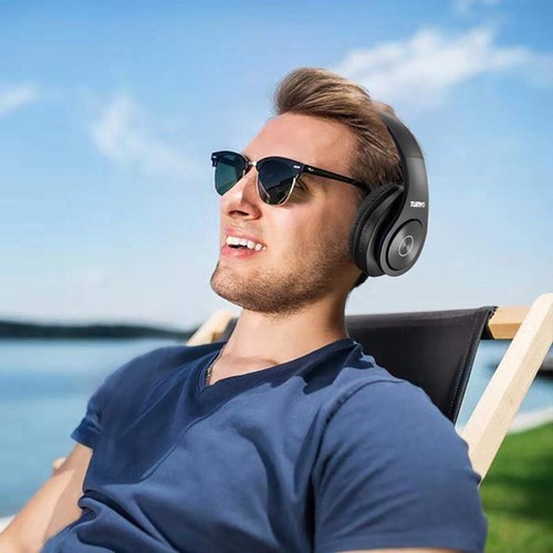 Bluetooth Headphones Wireless Over Ear Stereo Wireless Headset 40H Playtime BASE - Afbeelding 32 van 61
