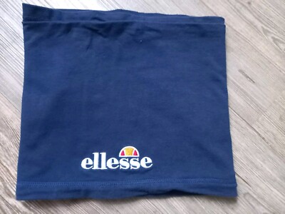 Ellesse Kinder Baumwolle Loopschal Wendetuch Schlauchschal Blau Halstuch
