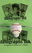 Ron Hansen Autographed Rawlings Official Baseball Orioles 1960 ROY TriStar A19