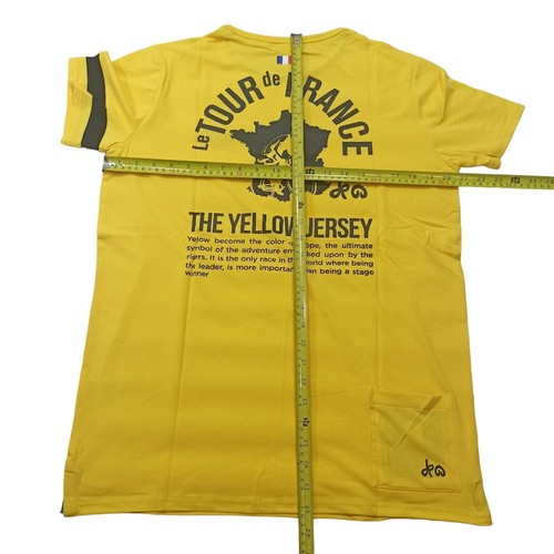 Le Tour De France T-shirt Yellow Size XL Extra Large Bicycle Race Depuis 1903 - Picture 8 of 13