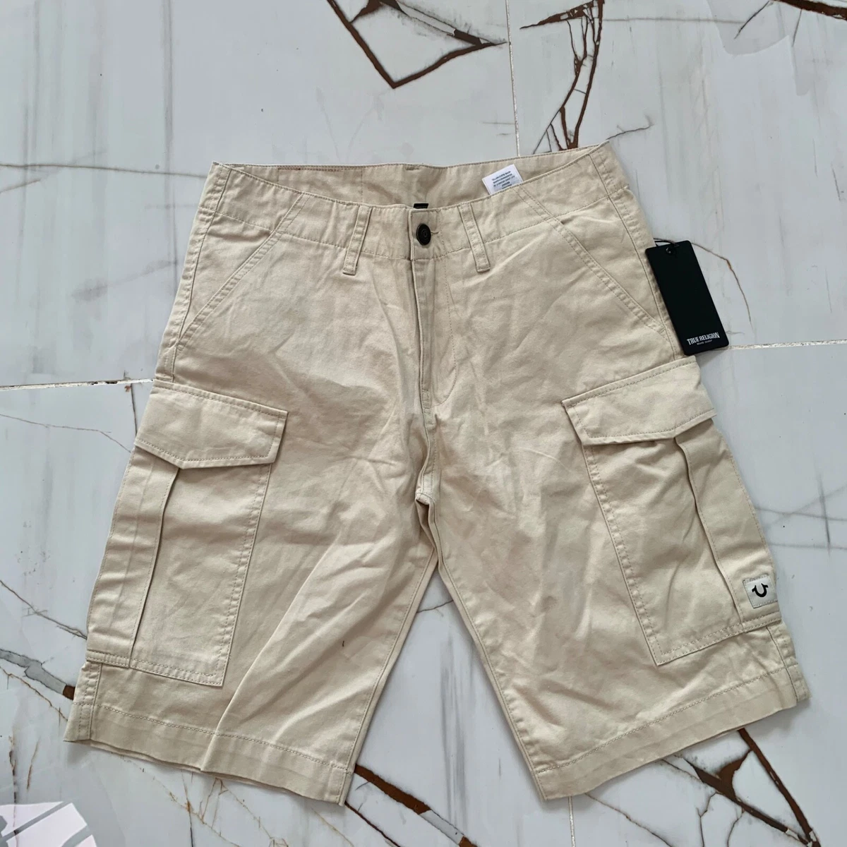 True religion hotsell khaki shorts