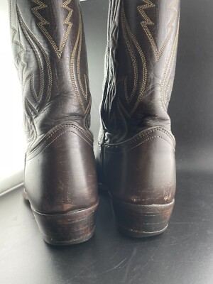 Justin Mens Western Leather Boots 2908 Size 10 D Brown Justin Mens Western Leather Boots 2908 Size 10 D Black SB05  main image 2