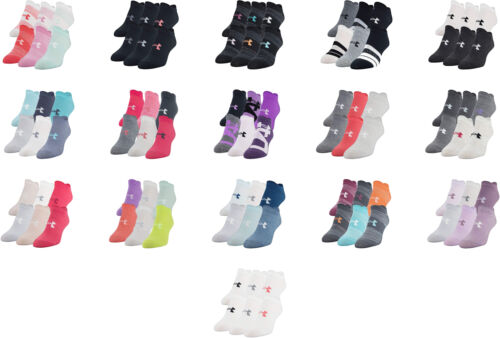 Under Armour Women's Essential 2.0 No Show Socks (6 Pairs) - Picture 1 of 23