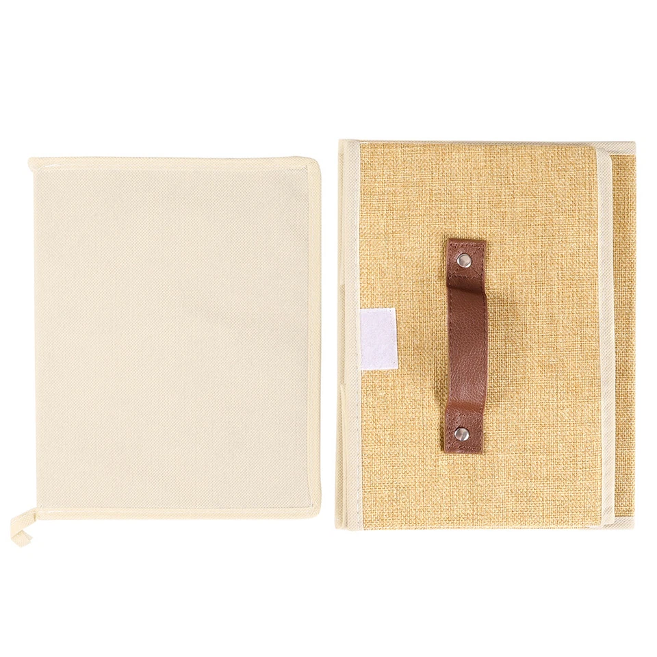 6Pcs Collapsible Fabric Cube Storage Bins Home Organizer Boxes Baskets 10×8x7"  - Image 4 of 4