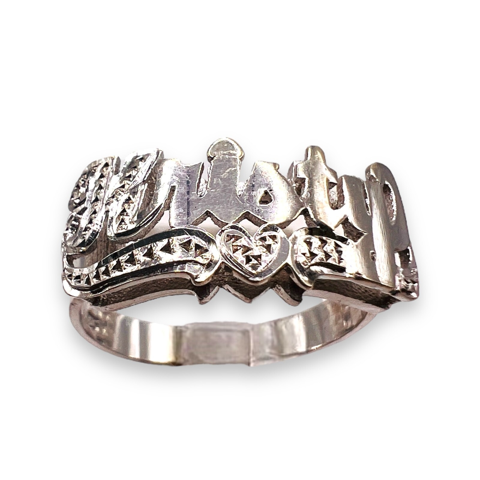 KRISTY Name Plate Ring Solid Silver Sterling 925 … - image 15