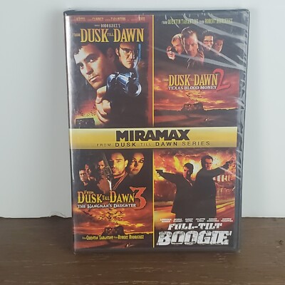 DVD Miramax 4-pack Dusk till Dawn Crime Action Quentin Taratino Geoge Clooney
