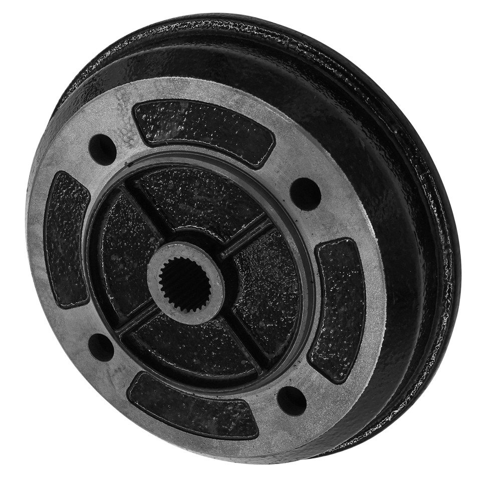 Brake Drum Set Caltric Front With Seals - Compatible With Kawasaki