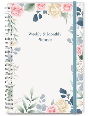 Nokingo Undated Planner for 2025 or Any Year - Weekly & Monthly Organizer Not...