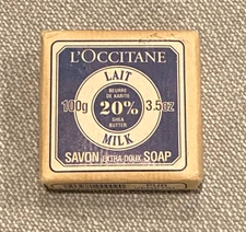 L'OCCITANE Lait Milk Soap 3.5oz French Milled Vegetable Shea Butter France
