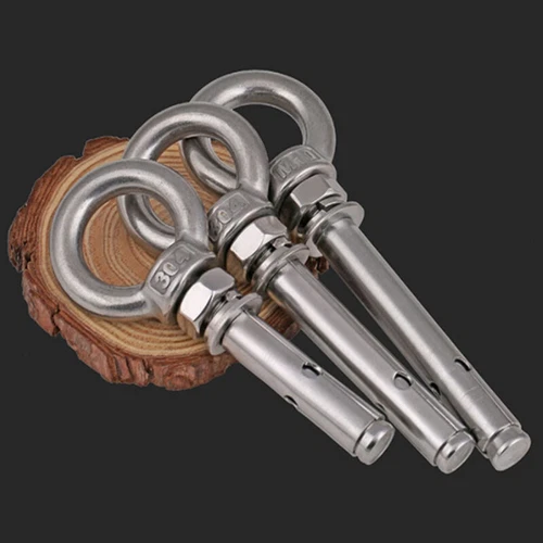Anclajes de manguito de hormigón M14 M16 pernos de expansión de ojo de elevación 304 acero inoxidable A2-70 - Imagen 4 de 12