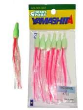 OCTOPUS YAMASHITA YAKO SHIRASU COL K702 FLUO+PINK MISURA 3"  7.5 CM MARE TRAINA
