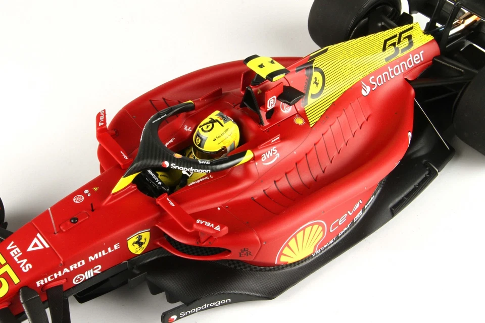 BBR182275-55 - 1/18 BBR Ferrari SF-75 GP Italia Monza 2022 Carlos Sainz - Immagine 4 di 4