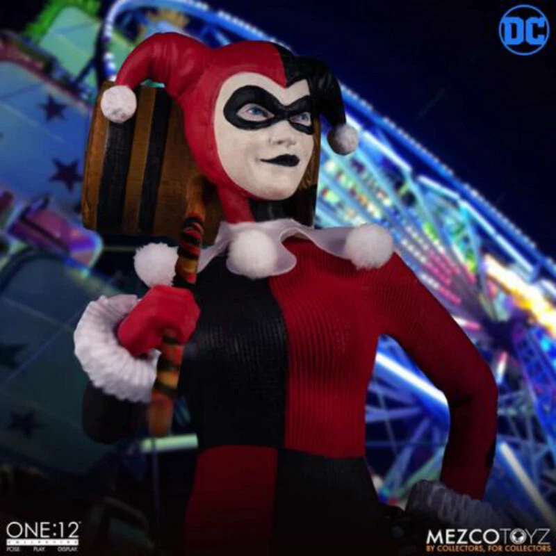 Figura 1/12 de Harley Quinn MEZCO TOYZ THE ONE:12 DC Comics nuevo juguete caliente en stock Foto 4 de 4