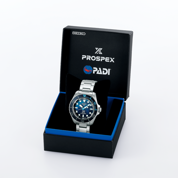 SEIKO PROSPEX SBDJ057 PADI Special Edition Diver Scuba Solar SEIKO PROSPEX SBDJ057 PADI Special Edition Diver Scuba Solar