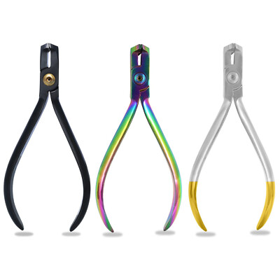Set of 3 Distal End Cut Plier , Hold & Cut Hard and Soft Wire Orthodontic Cutter