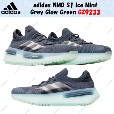 Taille homme adidas NMD S1 Ice Mint Grey Glow Green GZ9233 - Photo 1/4