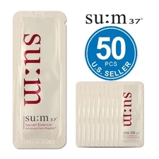 SU:M37  Secret Essence EX 1ml x 50 (50ml) Anti-Aging Moisture SUM37 Free Ship US