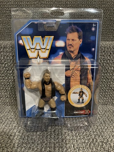 Autographed WWE Y2J Chris Jericho Mattel Retro Ser...