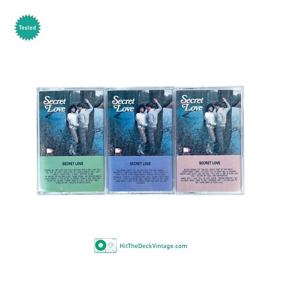 Secret Love Compilation Cassette Tapes 1987 (Vol 1, 2, 3) 80s Ballads Love Songs