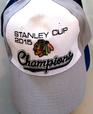 Fan Favorite Chicago Blackhawks 2015 Stanley Cup Champions adjust  Baseball Hat!
