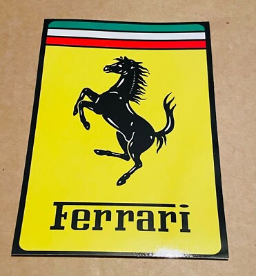 Toller Ferrari Aufkleber Sticker 14,8 x 10,5 cm | neu | Formel 1 | Schumacher
