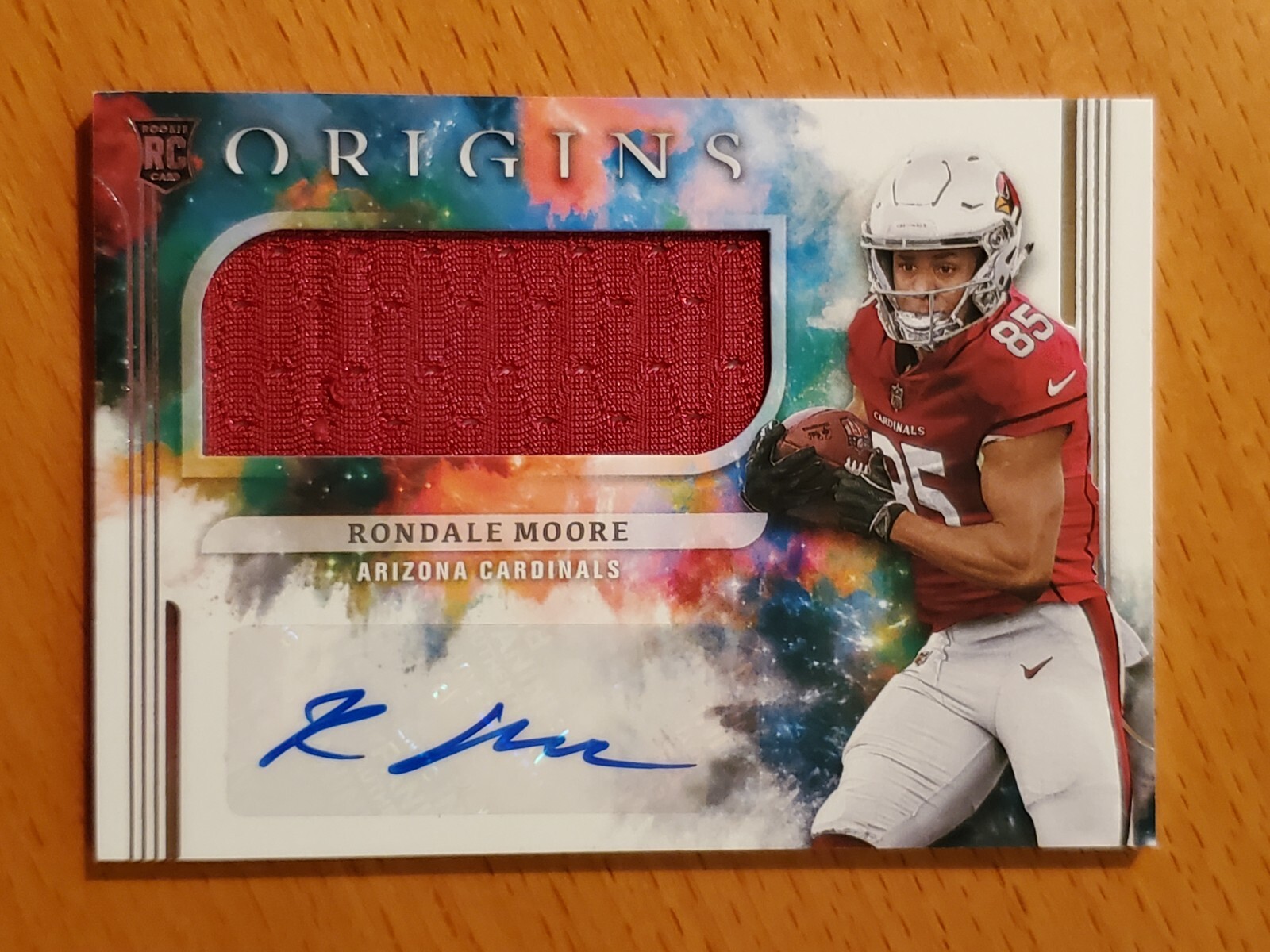 2021 Origins Rookie Jersey Auto #169 Rondale Moore Cardinals WR