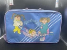 Vintage Cabbage Patch Kids Blue/ Pink Suitcase Luggage 1984.