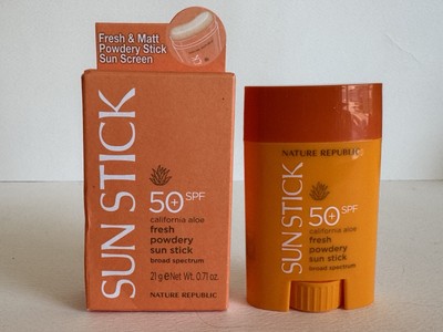 Nature Republic California Aloe Fresh Powdery Sun Stick SPF50+ 21g BRAND NEW