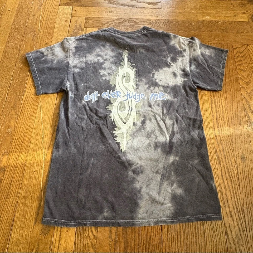 Slipknot "870621345" Bleach Tie-Dye Graphic T-Shirt 2020 Band Size M - Image 2 of 3