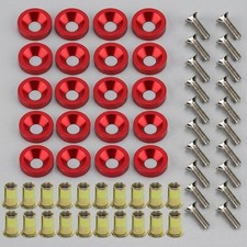 BaiyoouAuto 20-Piece Engine Dress up Kit: Aluminum Washers, Bolts Rivet Nuts