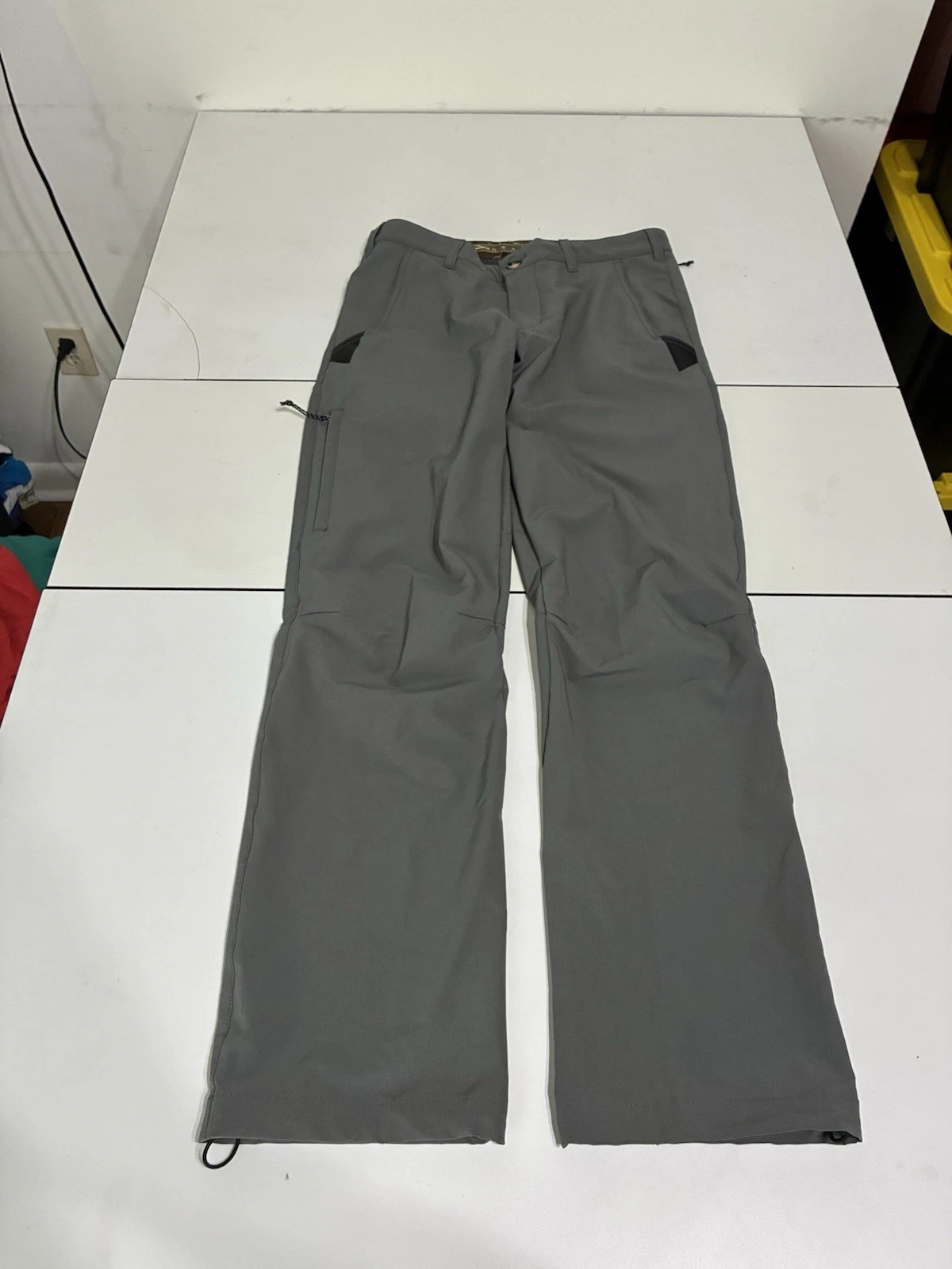 Drake Waterfowl Tech Stretch Pants 32 Gray Outdoor Utility Gorpcore Hunting Fish