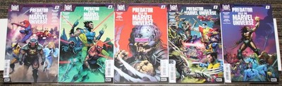 Predator Kills the Marvel Universe #1-5 COMPLETE SET ALL 1sts, ALL As