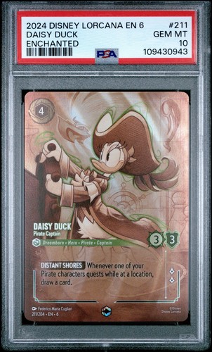 Daisy Duck - Pirate Captain graded PSA 10 for sale on eBay