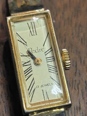 Vintage Pedre Ladies' Manuel-Wind Wristwatch And 17 Jewel Swiss Movement
