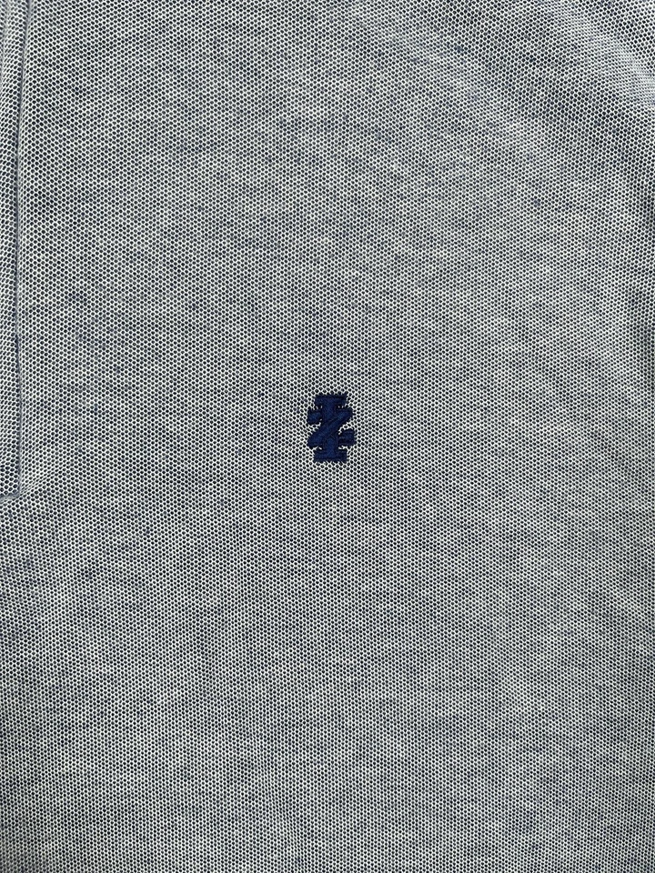 Pullover IZOD Cuarto Cremallera Para Hombre Grande Gris Azul Ventaja Rendimiento Elástico Foto 4 de 4