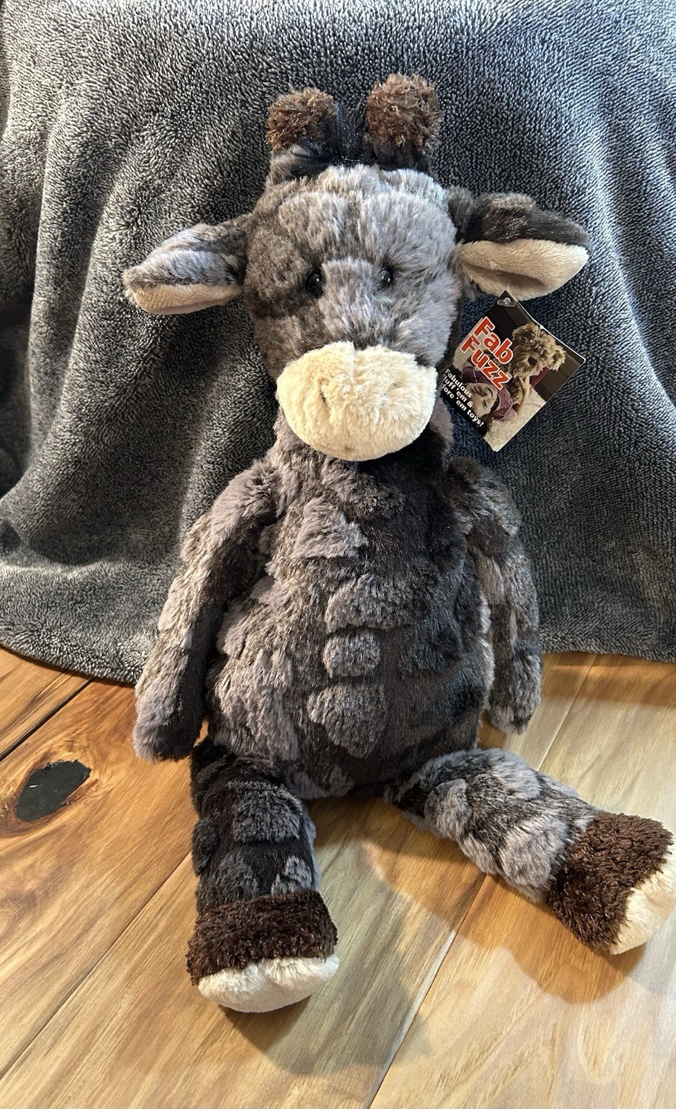 Vintage Fab Fuzz Plush Giraffe With Hang Tag Mary Meyer