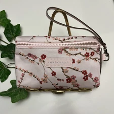 Longchamp Le Pliage Sakura Pouch Wrislet Purse 